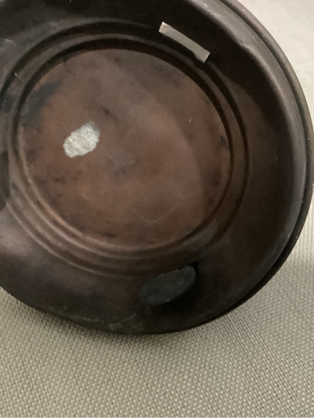 Antique Brass mining lamp marked “Dietz Convex” used by engineers in the mines - Picture 4 of 4